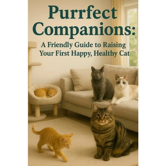 Purrfect Companions: A Friendly Guide to Raising Your First Happy, Healthy Cat, (Paperback)