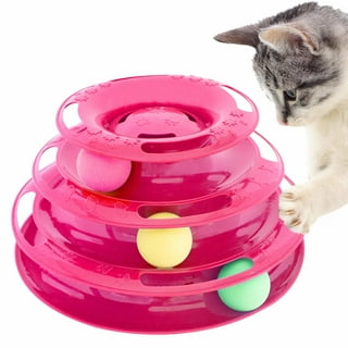 Glowing Light BulbTumbler Cat Treat Dispenser Toys Interactive