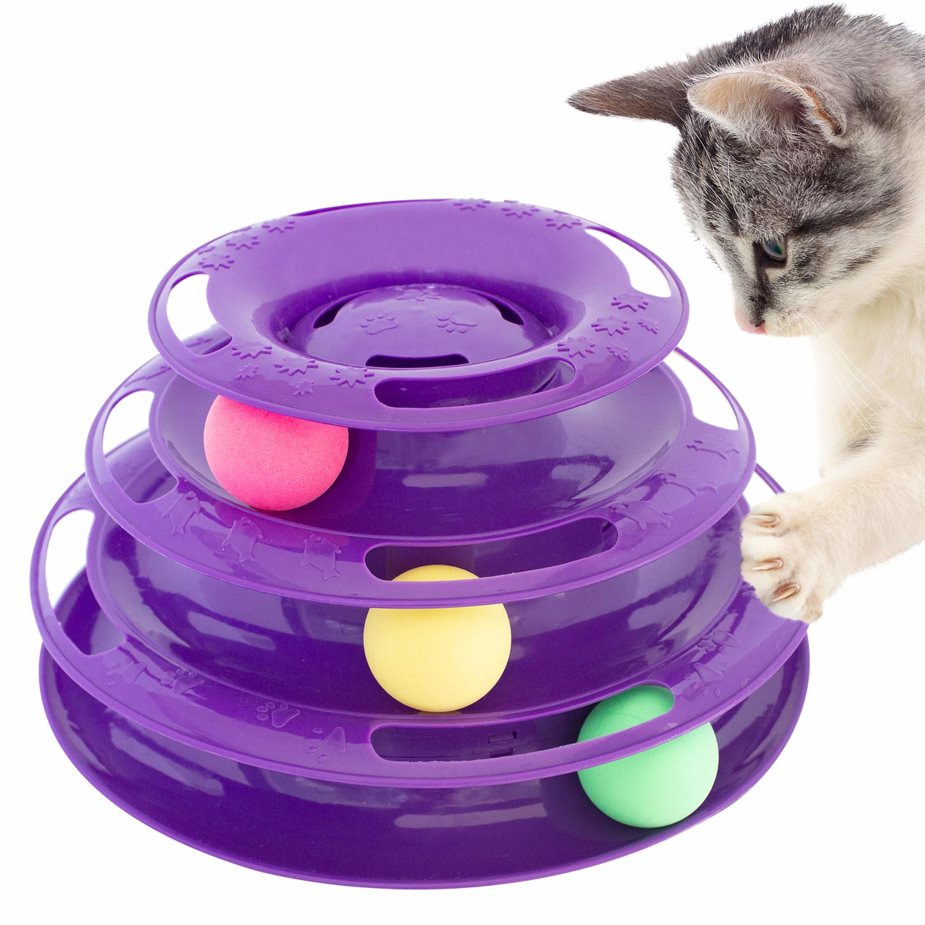 26 Pcs Cat Toys Set with Tunnel for Indoor Interactive, Kitten Toys