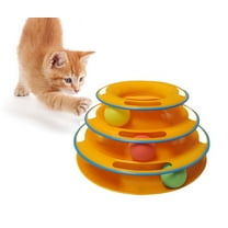 Purrfect Feline Titan's Tower - New Safer Bar Design, Interactive Cat Ball Toy, Exerciser Game, Teaser, Anti-Slip, Active Healthy Lifestyle, Suitable for Multiple Cats
