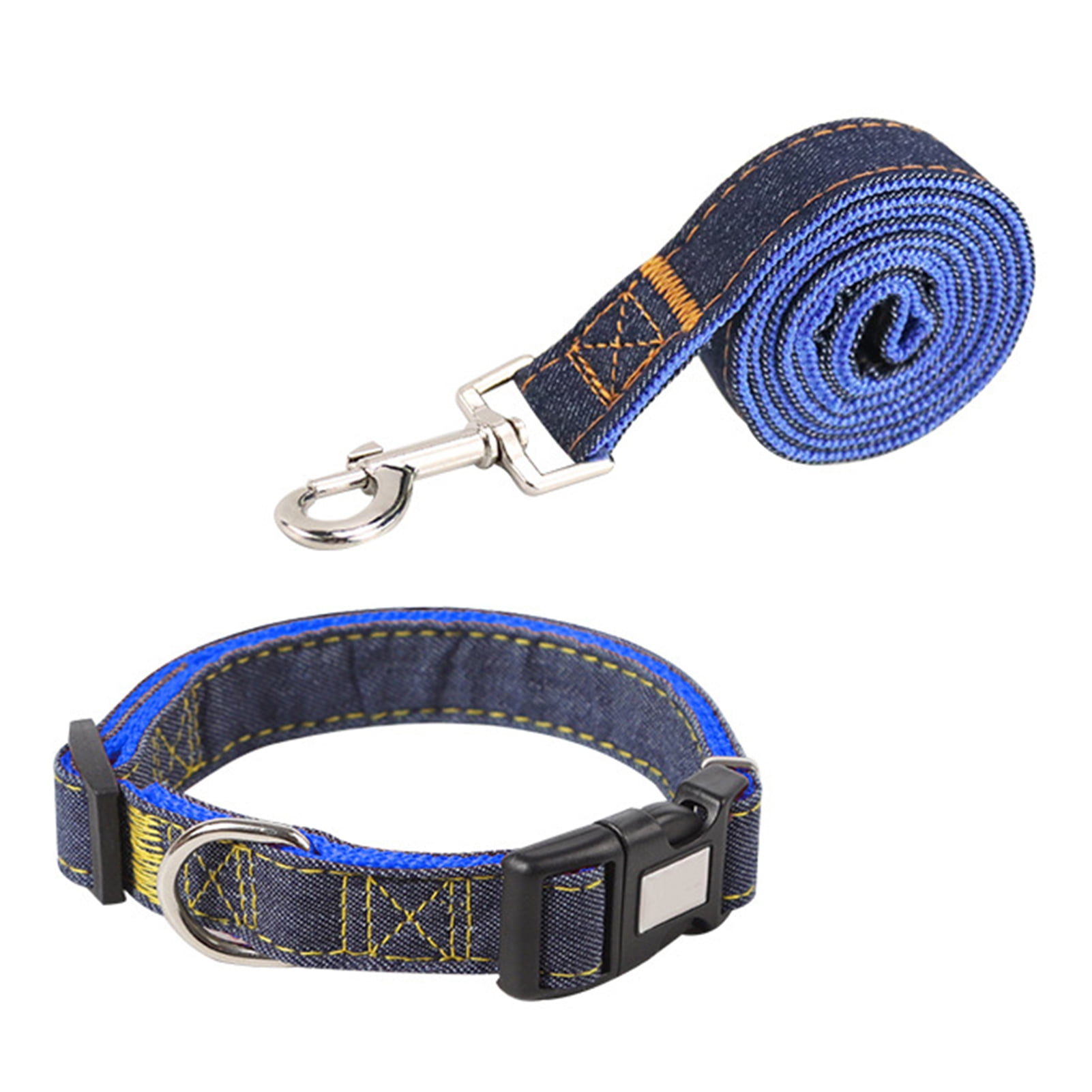 Purrfect Pet Dog Denim Thick Wearresistant Chest Strap Traction Leash