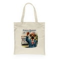 thumbnail image 1 of Purrfect President Rhodesian Ridgeback Raise Fist Fight Survived Election 2024 Canvas Tote Bag Ridgebacks Dog Lover Gifts Reusable Shopping Grocery Bag - 00013, 1 of 5