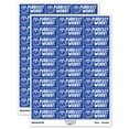 thumbnail image 1 of Purrfect Work Teacher Student School Sticker Set - Dark Blue - Matte Finish - 1.75" Medium, 1 of 7
