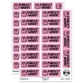 thumbnail image 1 of Purrfect Work Teacher Student School Sticker Set - Light Pink - Gloss Finish - 2.00" Large, 1 of 7
