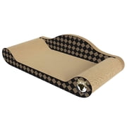 Purrfect World Cat Scratcher and Lounge Chocolate & Tan Checkerboard