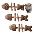 thumbnail image 1 of Purrident - Fix Cat Dental Health, Natural Dental Chew for Cats, Fishbone Shape Cat Teething Toy with Catnip, Durable Feline Tooth Care Tool for Indoor & Adult Cats - 3Pcs(B), 1 of 9