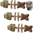 thumbnail image 1 of Purrident - Fix Your Cat’s Dental Health,2026 Natural Dental Chew Toy for Cats, Fishbone Shape with Catnip & Silvervine, Durable Feline Tooth Care Tool, Multi-Flavor Options (3PCS-A), 1 of 9