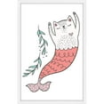 thumbnail image 1 of "Purrmaid 03" Framed Painting Print, 1 of 5