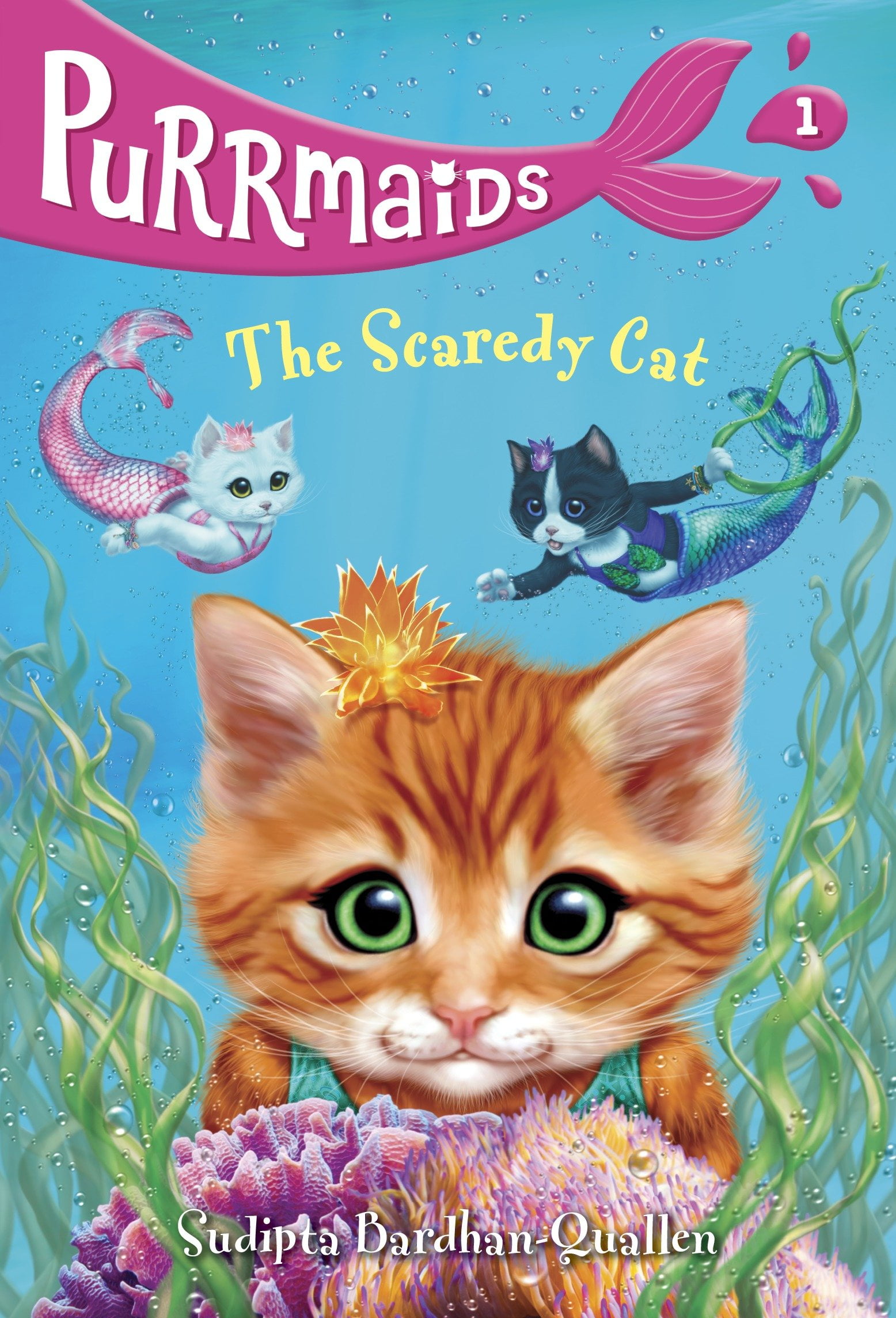 Purrmaids #1: The Scaredy Cat (Paperback) 