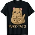 thumbnail image 1 of Purrtato Cat Potato Cat Lover Idaho Potatoes Unisex T-Shirt for Men Women Kids Toddler, 1 of 5