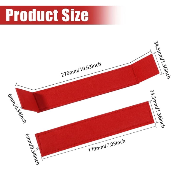 Purse Base Shaper WOC Rectangle Felt Bag Base Shaper for Handbag Wallet DIY FireBrick