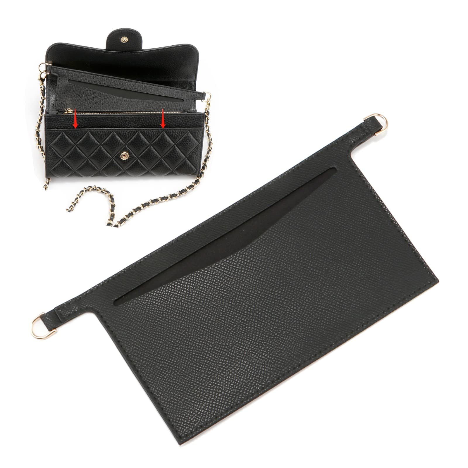 Purse Conversion Kit for LV Emilie Wallet, Detachable Bag Insert