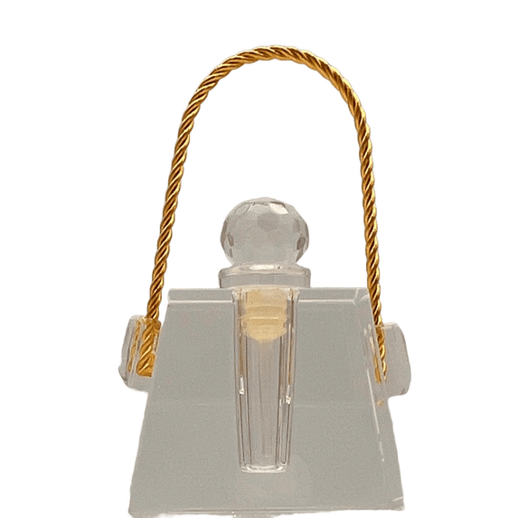 Purse Crystal Cut Perfume Bottle
