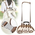 thumbnail image 1 of Purse Dog Carrier Sling, Multi Functional Traction Dog Bag, Hands-Free Go out Portable Breathable Bag, Crossbody & Shoulder Straps Purse for Small Dogs & Cats, Easy to Clean(L), 1 of 8