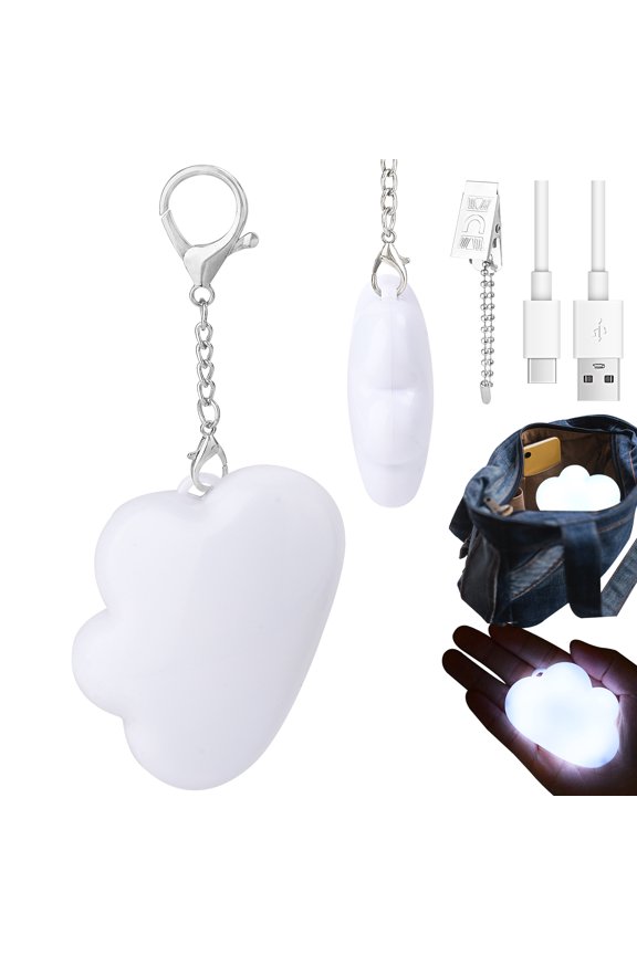 Purse Glow Heart Light - Automatic Sensor Purses Lamp, Portable Touch Activated Handbag Night Light, Heart Shaped Purse Lamp Best Gifts for Women, Girls, Friends