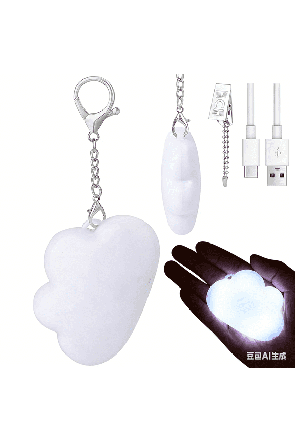 Purse Glow Heart Light - Automatic Sensor Purses Lamp, Portable Touch Activated Handbag Night Light, Heart Shaped Purse Lamp Best Gifts for Women, Girls, Friends
