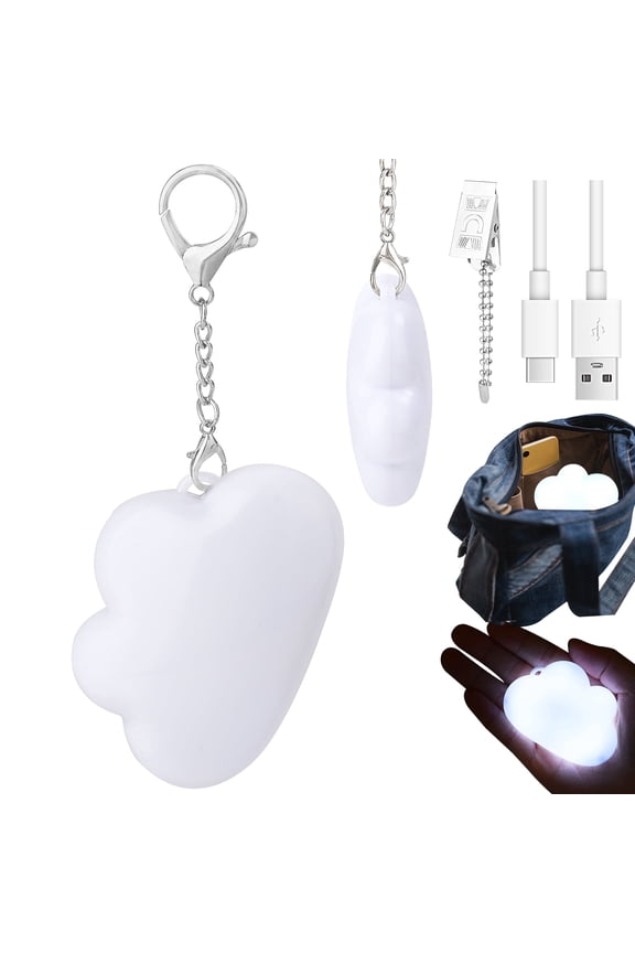 Purse Glow Heart Light - Automatic Sensor Purses Lamp, Portable Touch Activated Handbag Night Light, Heart Shaped Purse Lamp Best Gifts for Women, Girls, Friends