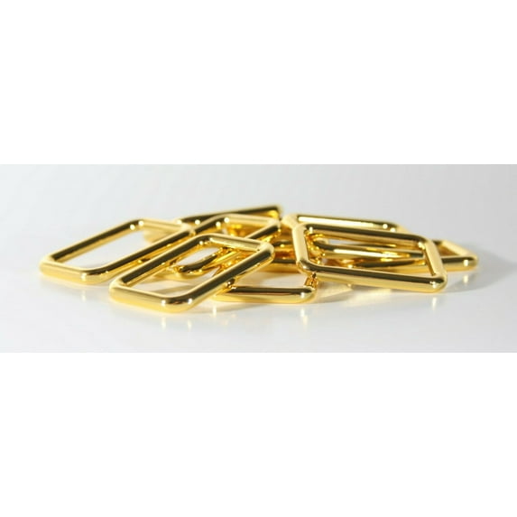 Purse Hardware - 1 (25mm) - Rectangle Rings, Buckles to Connect Purse Straps, Handles to Bags, Handbags, Purses, Backpacks (10 Pack)