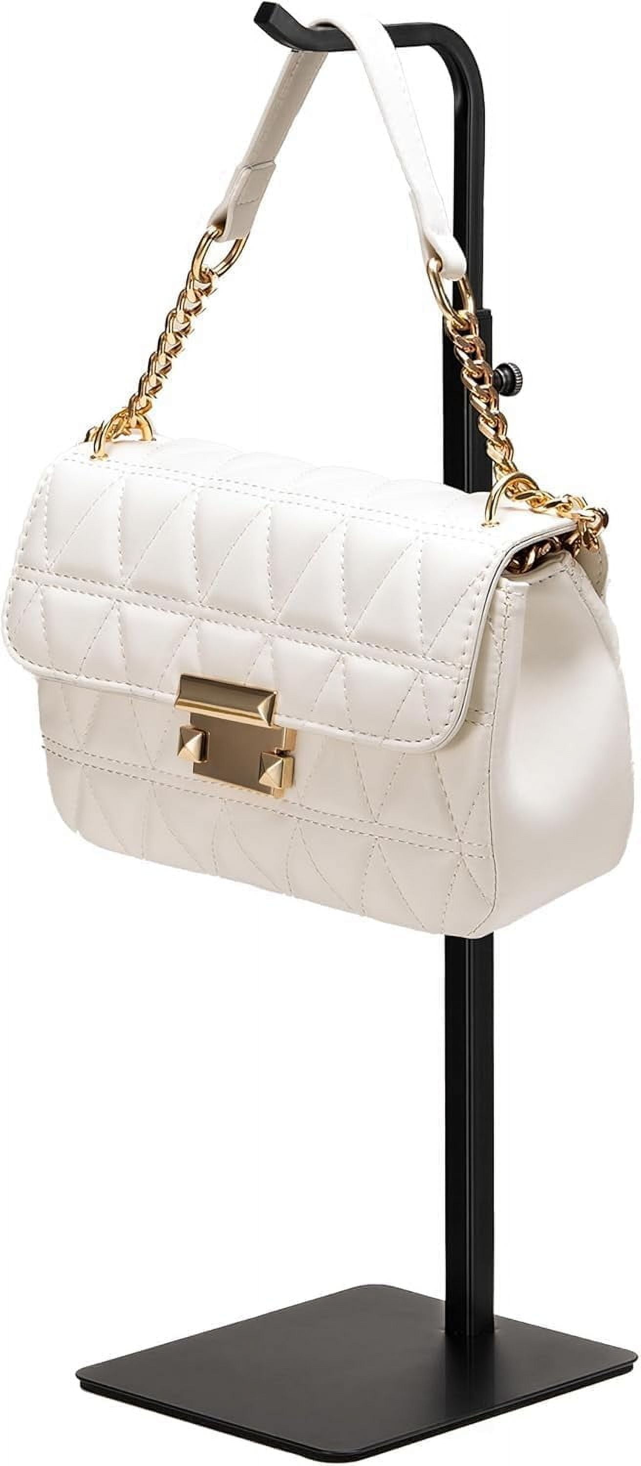 Yeshine 4-Tier Gold Purse Display Stand – Stainless Steel Rack For Clutches, Wallets, Small Handbags, 7.9" X 6.3" - View #3