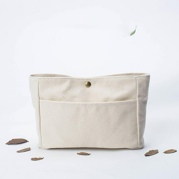 Purse Organizer Insert, Container, Convenient Multipurpose Divider, Luggage Storage, for Travel Beige