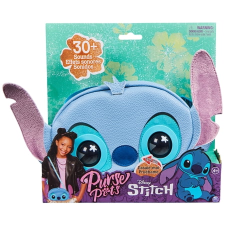 Purse Pets, Disney Stitch Interactive Pet Toy and Shoulder Bag, for Ages 4+
