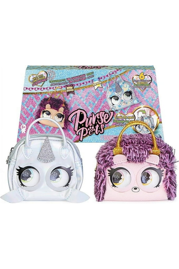 Micros, Denim Deerie Stylish Small Purse with Eye Roll Feature, Kids Toys for Girls Aged 5 and up