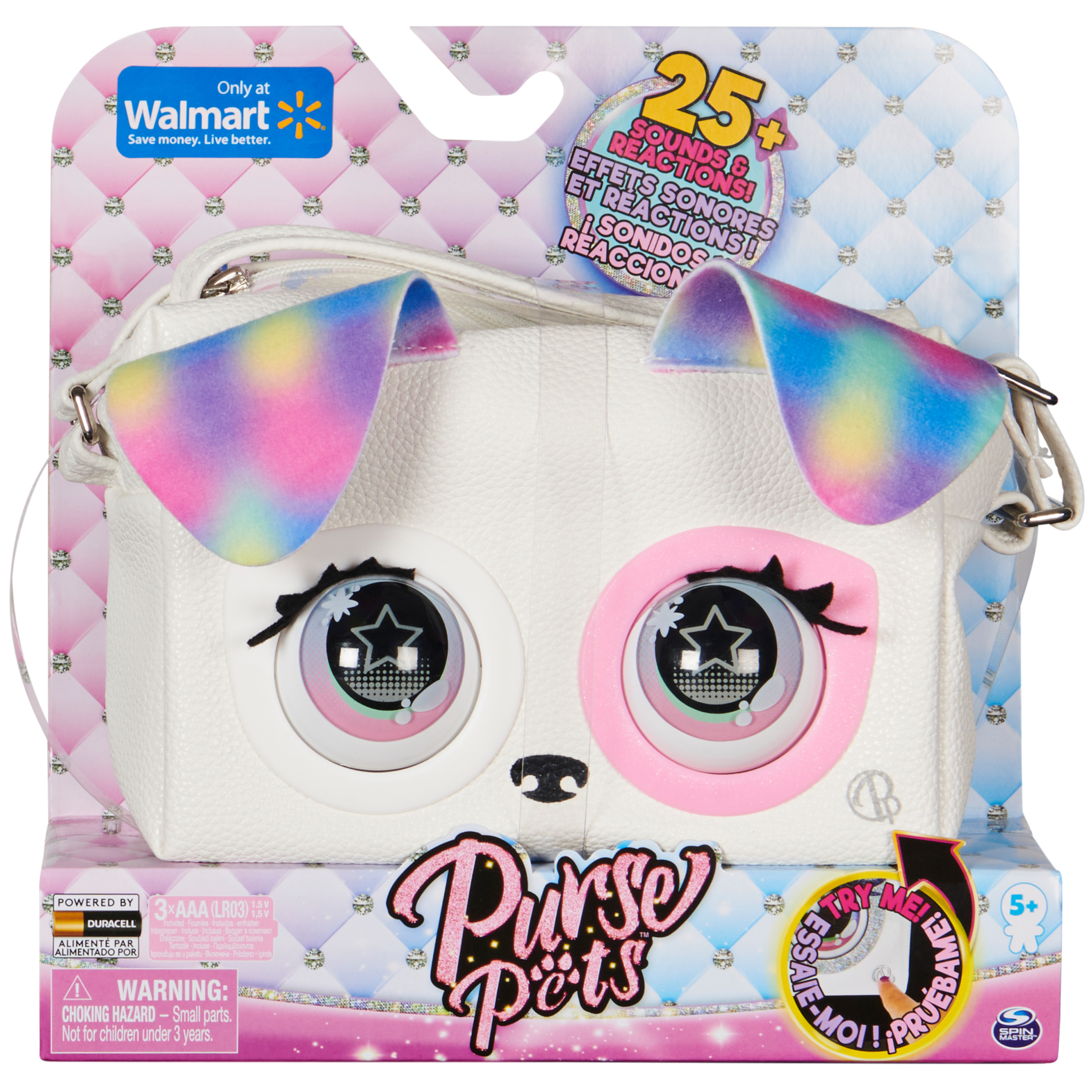 Purse Pets Rainbow Pup, Over 25 Sounds & Reactions (Walmart Exclusive) - image 1 of 11
