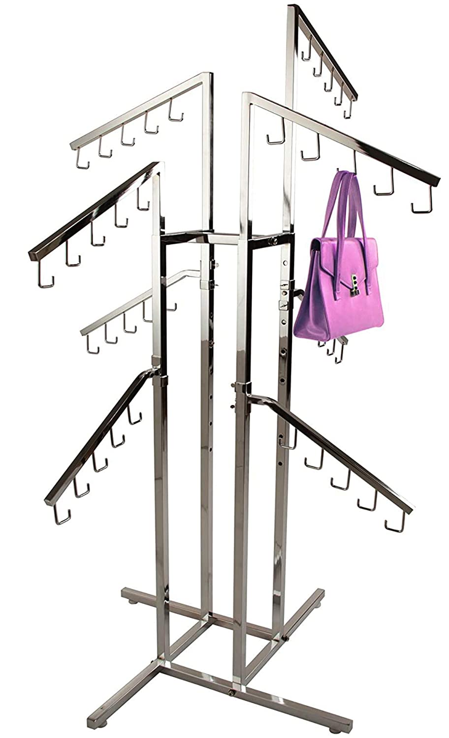Purses Rack Rotable Purse Rack Only Garment Racks Deluxe Handbag Rack – Heavy Duty ...