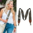 thumbnail image 1 of Purse Strap 2"Cowhide Head Wide Shoulder Strap Adjustable Replacement,Retro Jacquard Embroidery Multi-pattern Crossbody Bag Straps for Handbag,Crossbody Bags,Shoulder Bags, 1 of 9