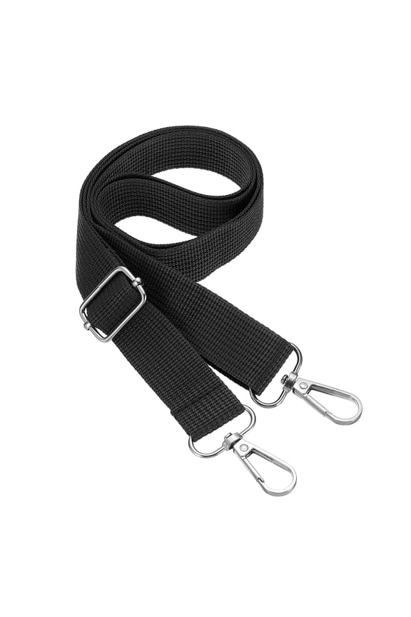 Purse Strap Replacement 1" Bag Strap for Canvas Bag Handbag Black