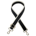 thumbnail image 1 of Purse Strap, Replacement Crossbody Shoulder Strap for Handbag, 3.8cm Wide Shoulder Strap Replacement, Adjustable 75-140cm - black, 1 of 5