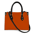 thumbnail image 1 of Purse Tote Bag for Women Leather Handbag, Satchel Shoulder Crossbody Top Handle Bags for Work Travel, BROWN Mahogany, BLACK, 1 of 3