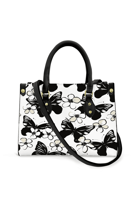 Purse Tote Bag for Women Leather Handbag, Satchel Shoulder Crossbody Top Handle Bags for Work Travel, vhrwkjh6, BLACK