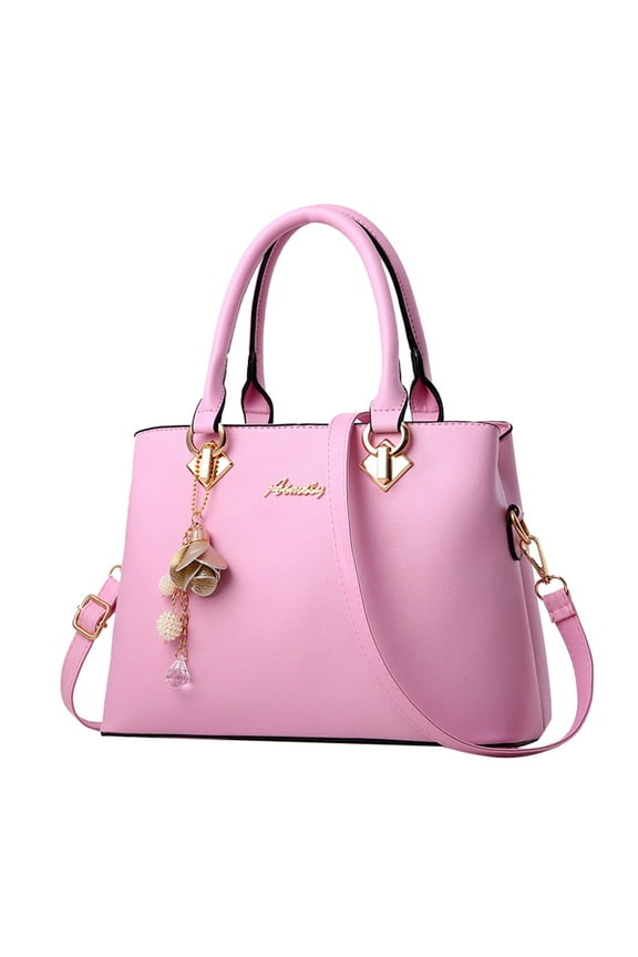 Purse and Handbags for Women Ladies Leather Zipper Crossbody Satchel Bags Women's Top Handle Shoulder Totes