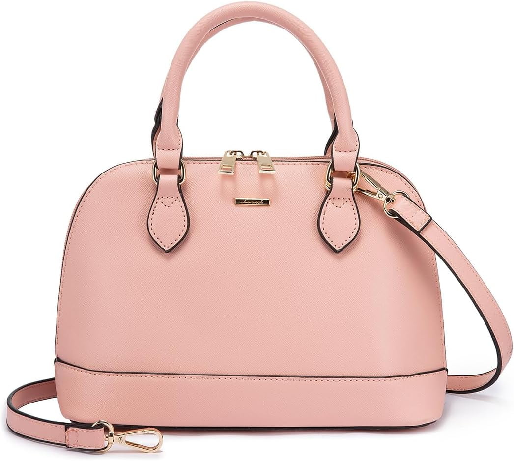 Small Crossbody Purse For Women - Vegan Leather, Zip Top, Adjustable Strap, 11x5.5x8.5 Inches