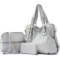 thumbnail image 1 of Purses And Wallets Set For Women Tote Handbags Large Hobo Bag Purse With Wallet 3PCS | Large, Purse With Wallet, 3PCS, 1 of 7