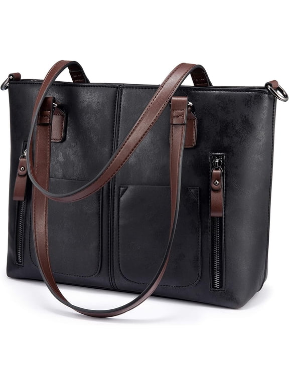 Purses Tote Bag for Women, Handbags Large Shoulder Bag, Leather Work Bags with Multi-Pockets, Designer Hobo Satchel