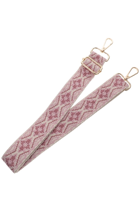 Purses Womens Tote Handbags Cross Body Tote Bucket Bag Shoulder Strap Replacement Strap to Weave Guitar Pink Polyester Cotton Miss