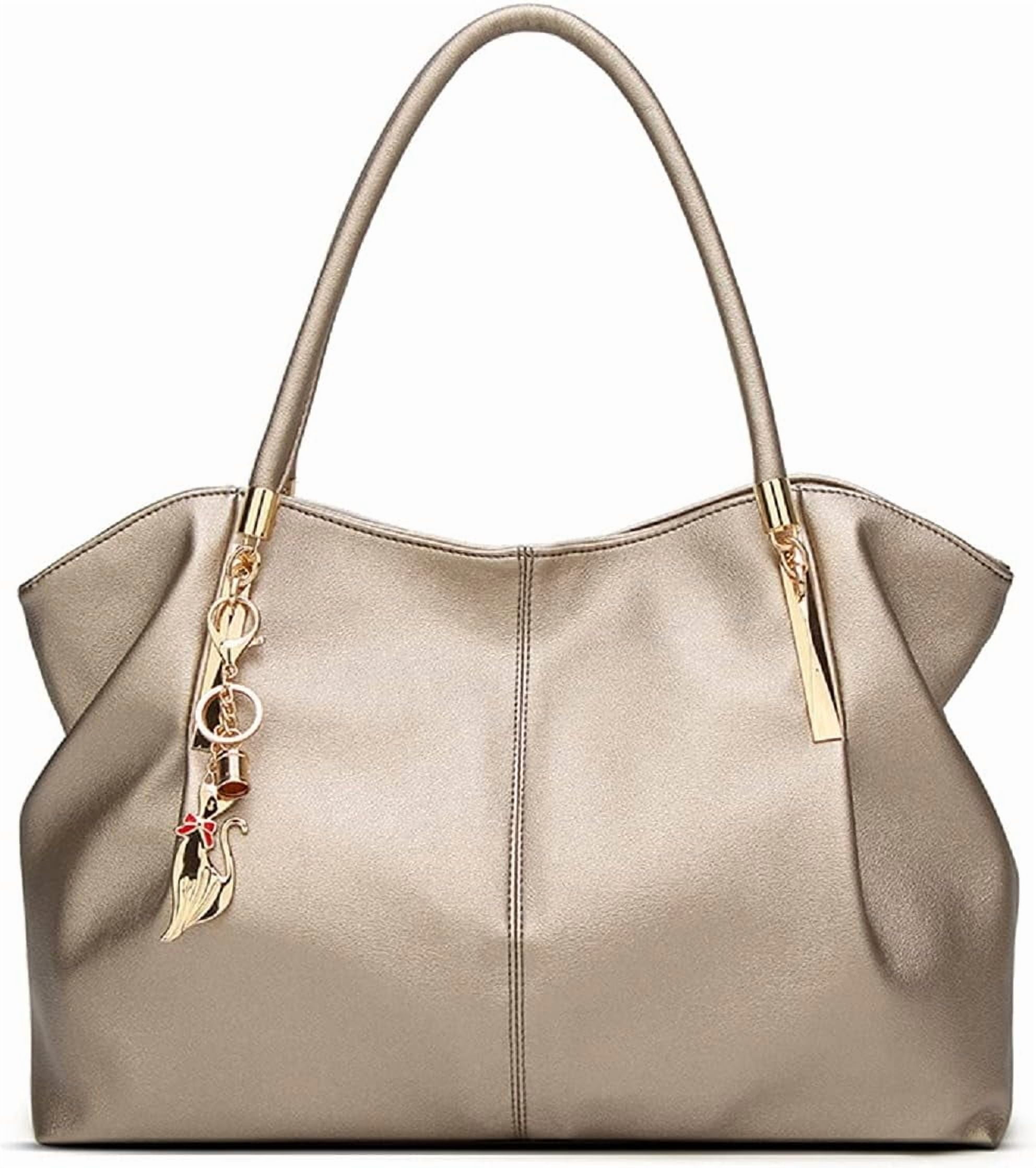 Purses and Handbags for Women Crossbody Bags Rivet Satchels PU Leather Shoulder Bags Retro Top-Handle Bags Totes