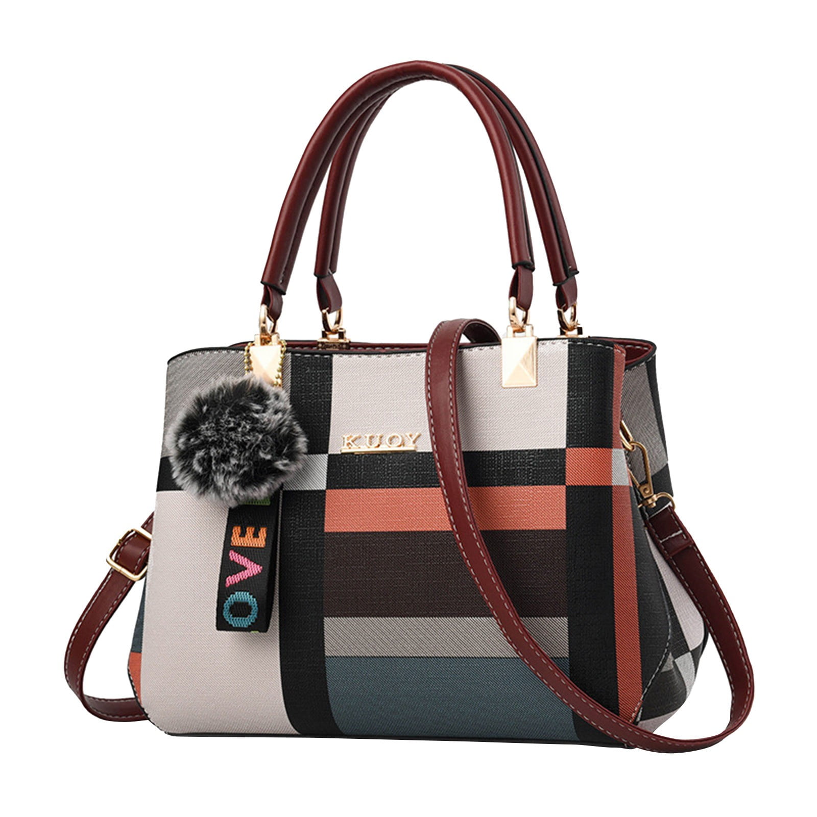 Purses and Handbags for Women Fashion Crossbody Bags Ladies PU Leather Top Handle Satchel Shoulder Tote Bags