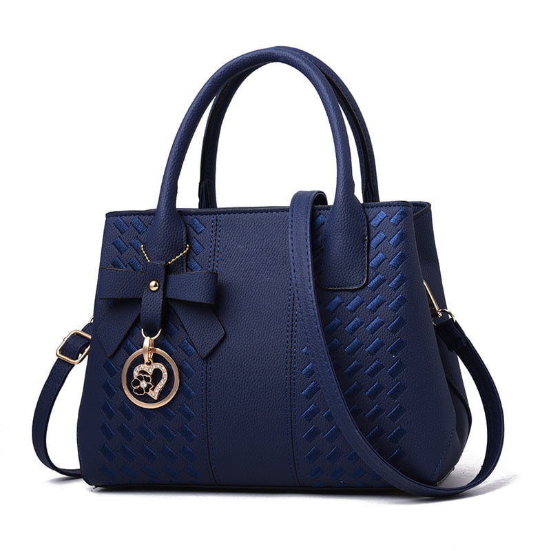 Purses and Handbags for Women Fashion PU Leather Satchel Shoulder Bags Solid Color Office Work Tote Crossbody Bag