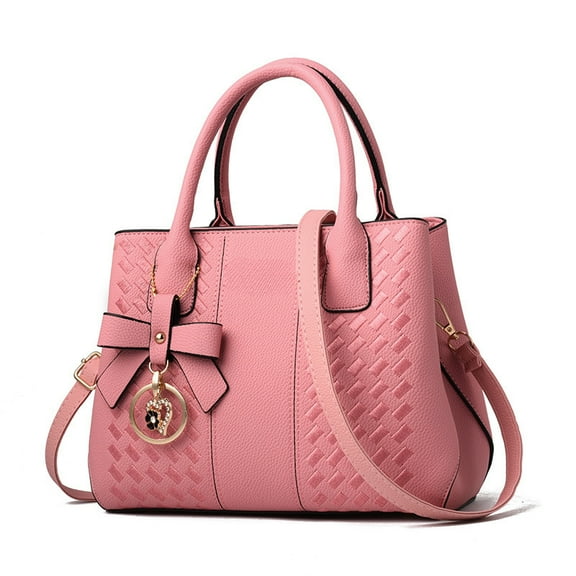 Purses and Handbags for Women Fashion PU Leather Satchel Shoulder Bags Solid Color Office Work Tote Crossbody Bag