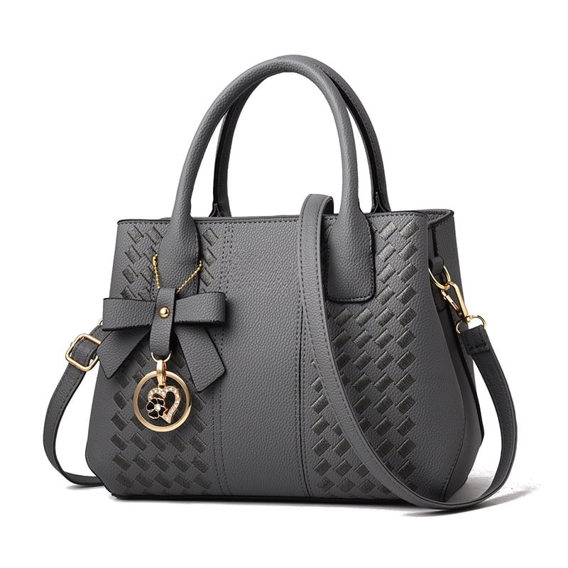 Purses and Handbags for Women Fashion PU Leather Satchel Shoulder Bags Solid Color Office Work Tote Crossbody Bag