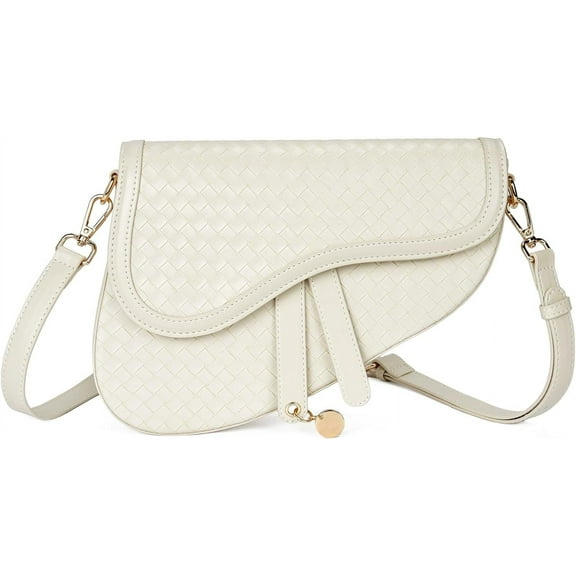 Purses for Women Crossbody Bag Trendy Leather Saddle Bag with Adjustable Strap