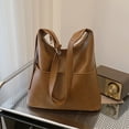 thumbnail image 1 of Purses for Women Leather Tote Bag with Shoulder Strap - 13 in L x 12 in W Multipurpose Handbag for Travel and Work, 1 of 9