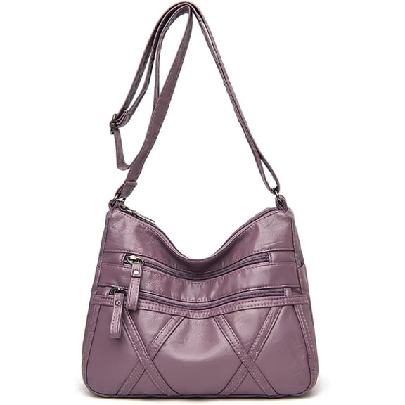 Purses for Women Pocketbooks Soft PU Leather Ladies Crossbody Purse Multi Pocket Shoulder Bag