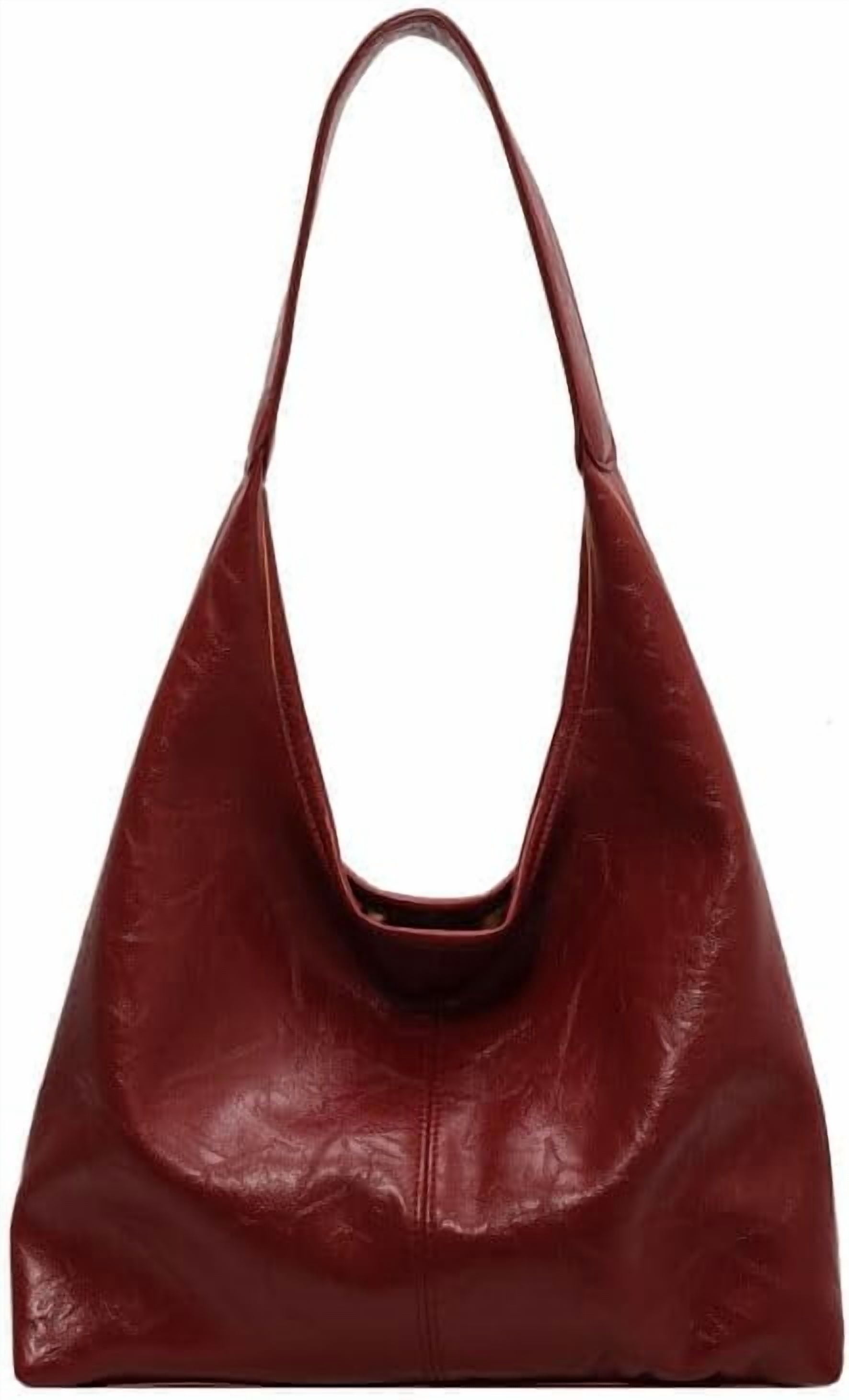 Purses for Women Slouchy Hobo Bag Soft PU Leather Hobo Bags for women Large Capacity Work Tote Bag Shoulder Handbag