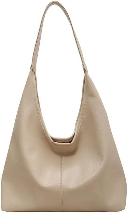 Purses for Women Slouchy Hobo Bag Soft PU Leather Hobo Bags for women Large Capacity Work Tote Bag Shoulder Handbag