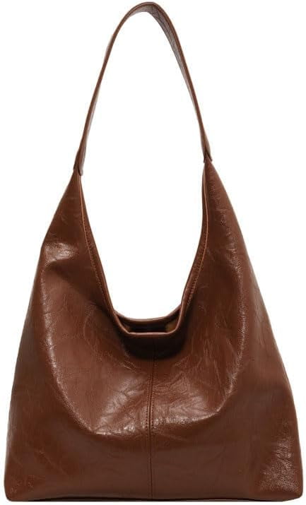 Purses for Women Slouchy Hobo Bag Soft PU Leather Hobo Bags for women Large Capacity Work Tote Bag Shoulder Handbag