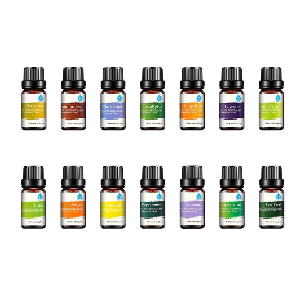 Pursonic 14-Pack Pure Essential Oil Aromatherapy Set
